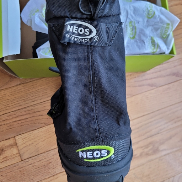 NWT Neos Voyager Stabilicer Waterproof Overshoes Boots Snow Ice Grip Black XS - Picture 5 of 13